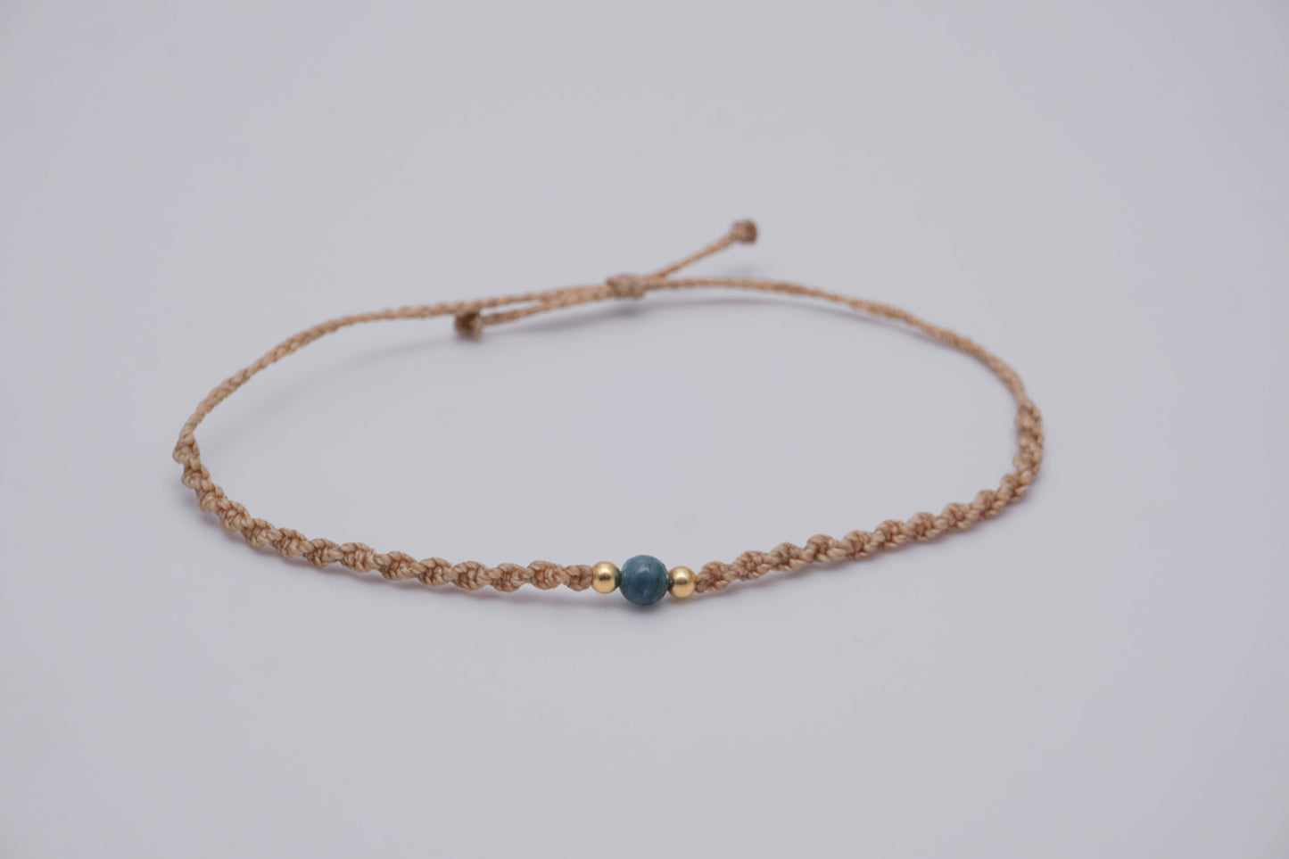 Bracelet Beige Gemstone and Gold