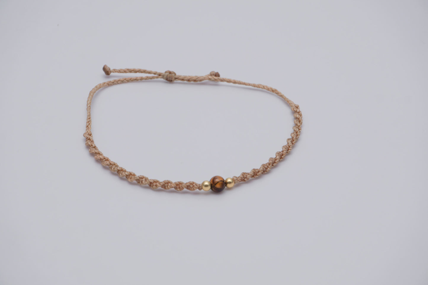 Bracelet Beige Gemstone and Gold