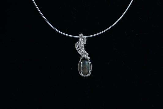 925 Silver Pendant Labradorite