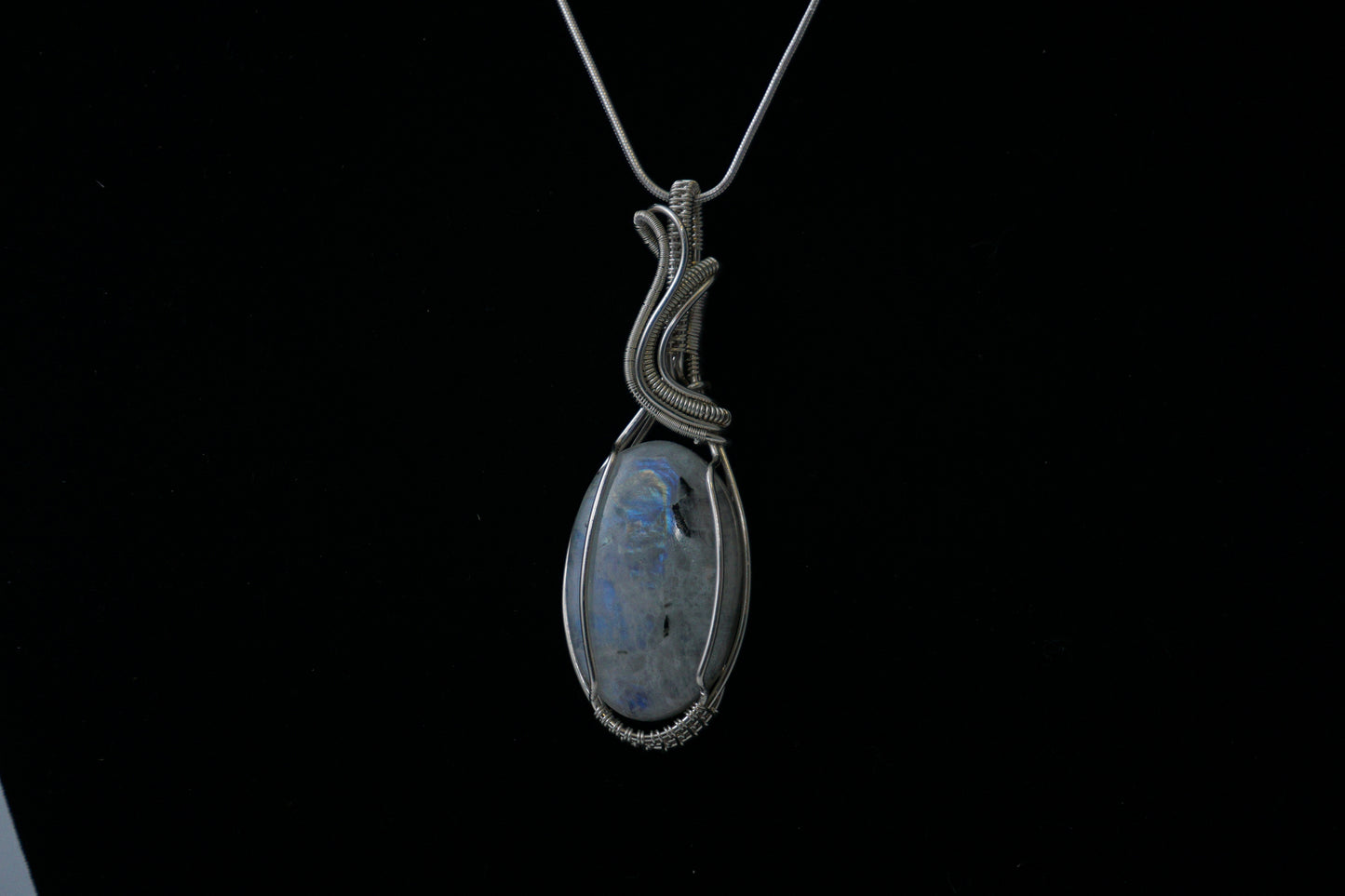 925 Silver Pendant Moonstone